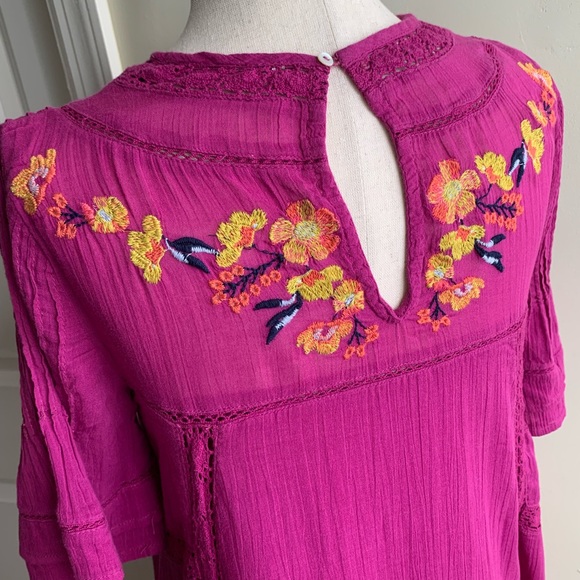 Free People Embroidered Babydoll Dress - Picture 2 of 10